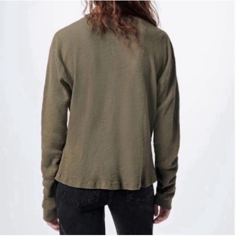 RE/DONE Cozy Waffle Thermal Top NWT - Picture 3 of 10